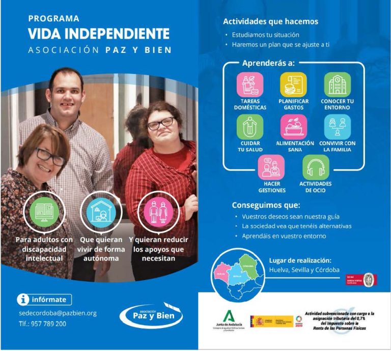 PROGRAMAS PARA PERSONAS ADULTAS CON DISCAPACIDAD INTELECTUAL