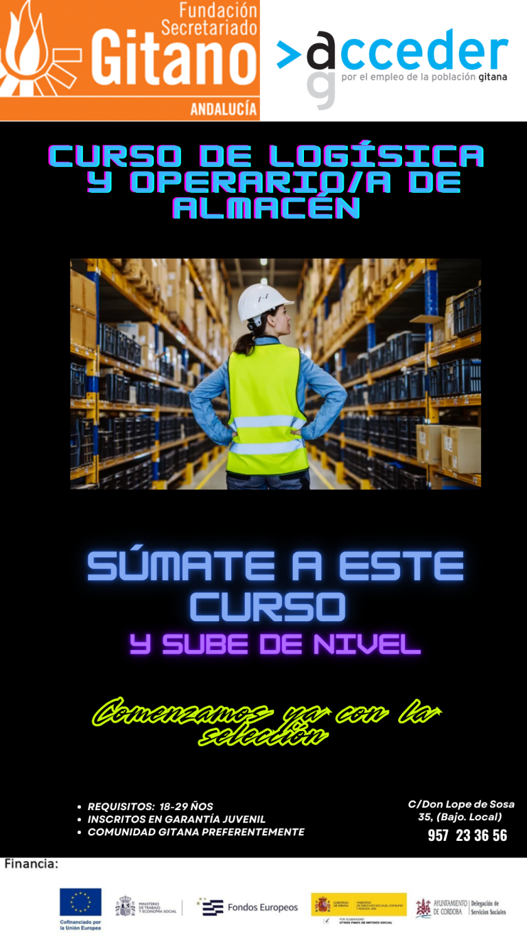 Curso de Logística y Operario/a de Almacén